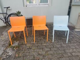 3 Stühle Jasper Morrison Air-Chair Magis