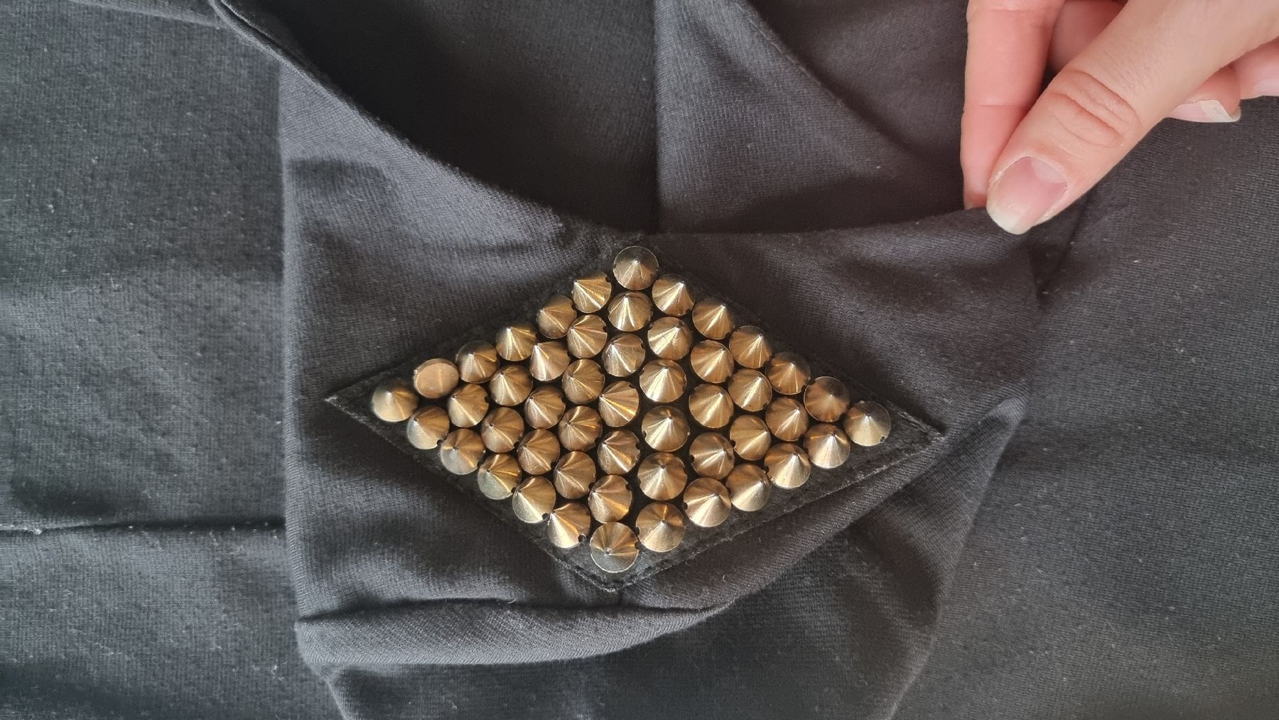 Vestiti: Schwarzes Kleid mit Nieten, Grösse M – Usato da Balgach venduto da Patty04 2