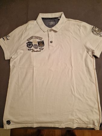 Camp David Poloshirt, hellbeige, Grösse XL, Top Zustand!