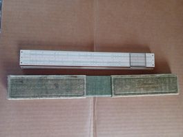 Rechenschieber DIWA (Dk) aus den 40er Jahren, mit Etui/Hülle