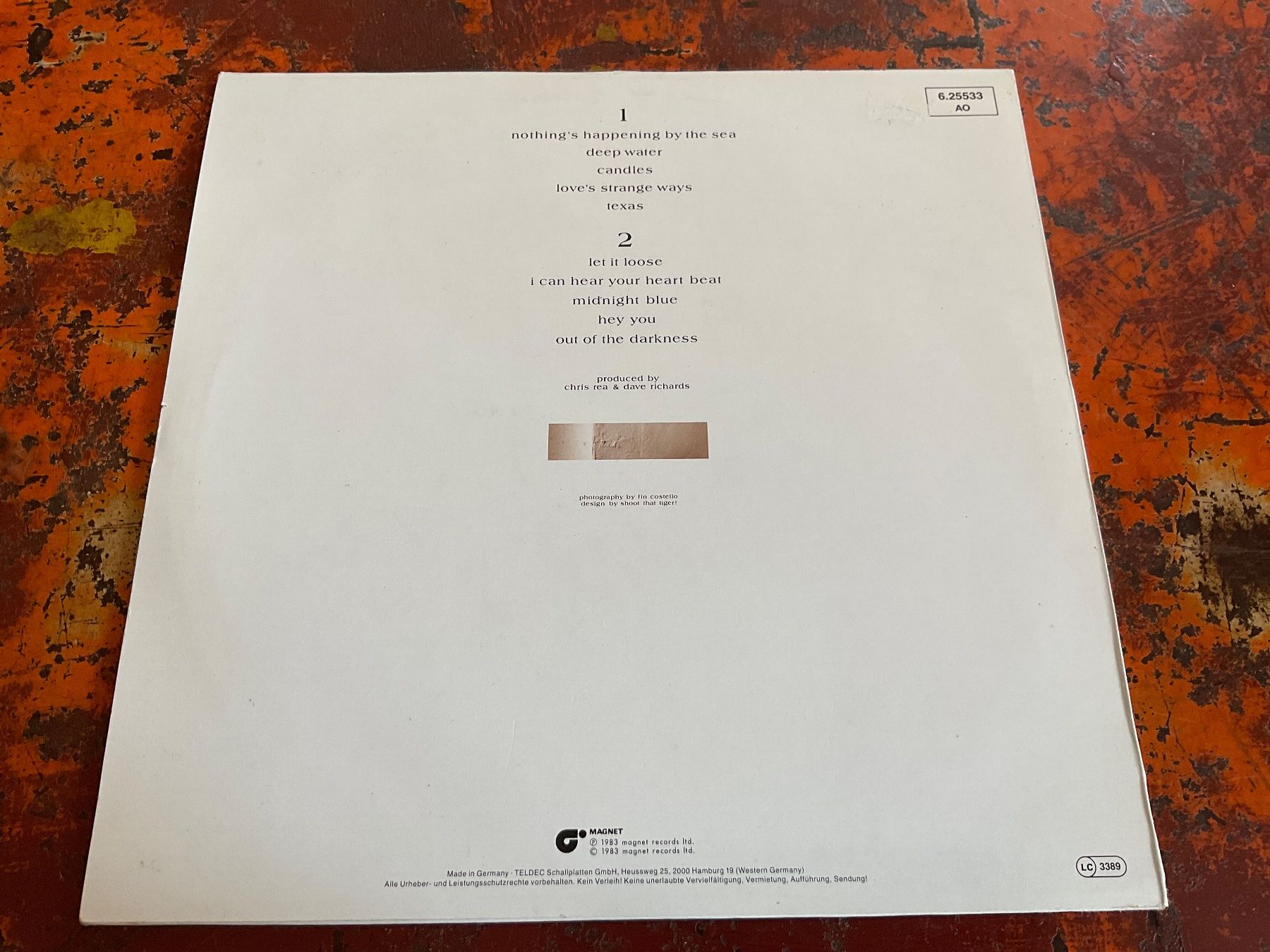 Dischi in vinile: Chris Rea Water sign LP – Usato da Delémont venduto da vinylfreak01 1