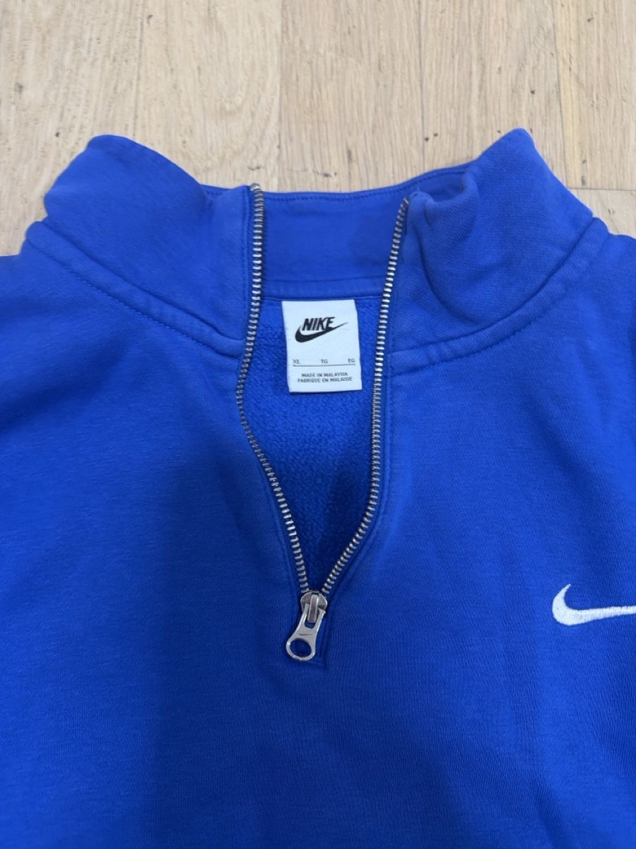 Nike Maglioni & Felpe: Nike Half-Zip-Sweatshirt, Royalblau – Usato da Effretikon venduto da MaisonNade 1
