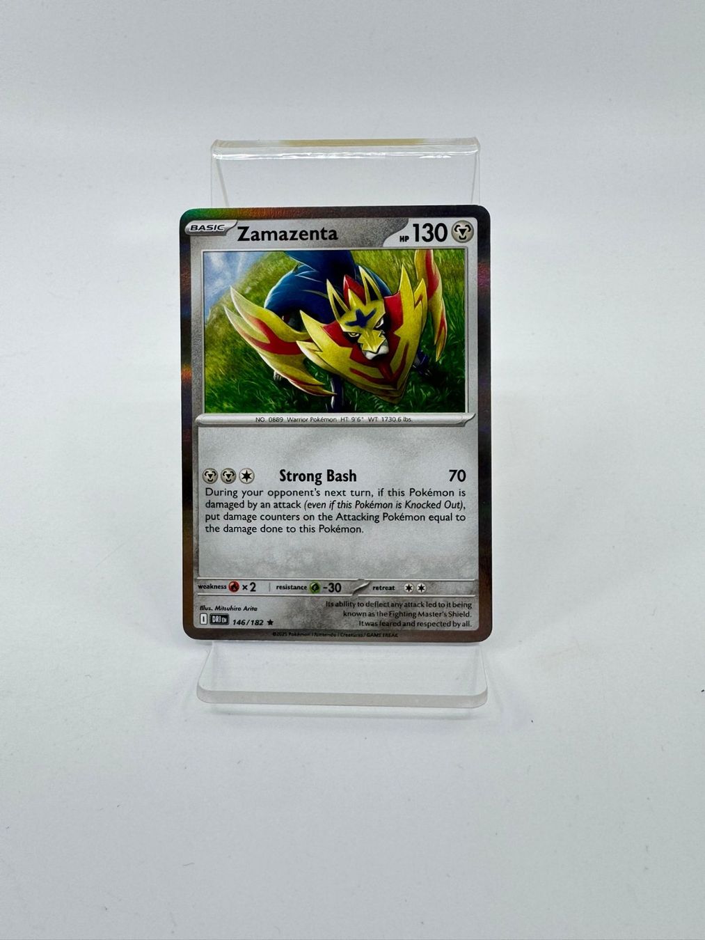 Pokémon Carte collezionabili: Pokemon Zamazenta 146/182 – Usato da Herisau venduto da Pokemon2026