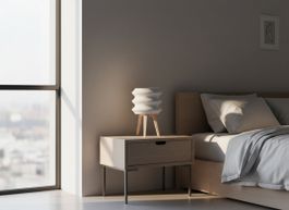 Moderner 3D-gedruckter Tischlampenschirm – stilvolles Design