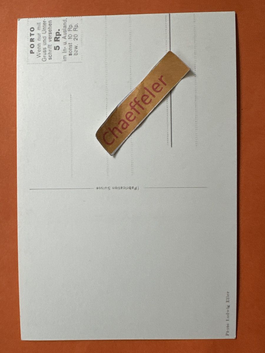Cartoline postali: Blick über die Arniberge und Arniseeli. – Usato da Zürich venduto da Chaeffeler 1