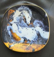 Assiette Hans Erni Chevaux