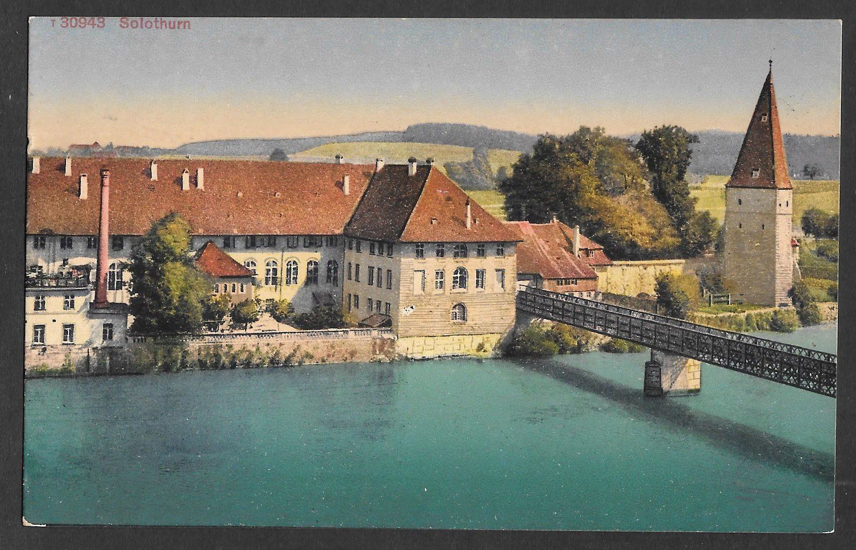 Cartoline postali: Solothurn Teilansicht – Usato da Olten venduto da clotaldi