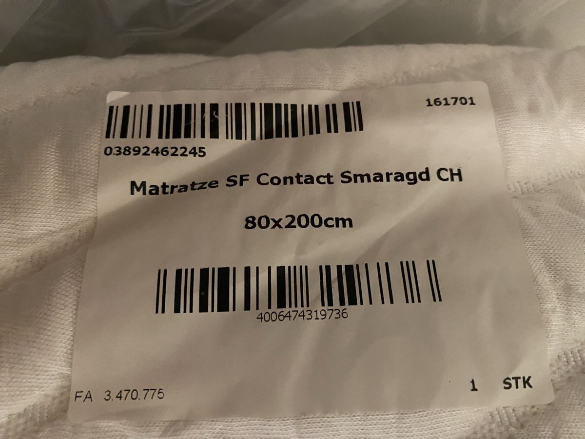 Materassi: Matratze 80x200cm, fast neu – Nuovo (secondo la descrizione) da Murten venduto da Chanel06 3