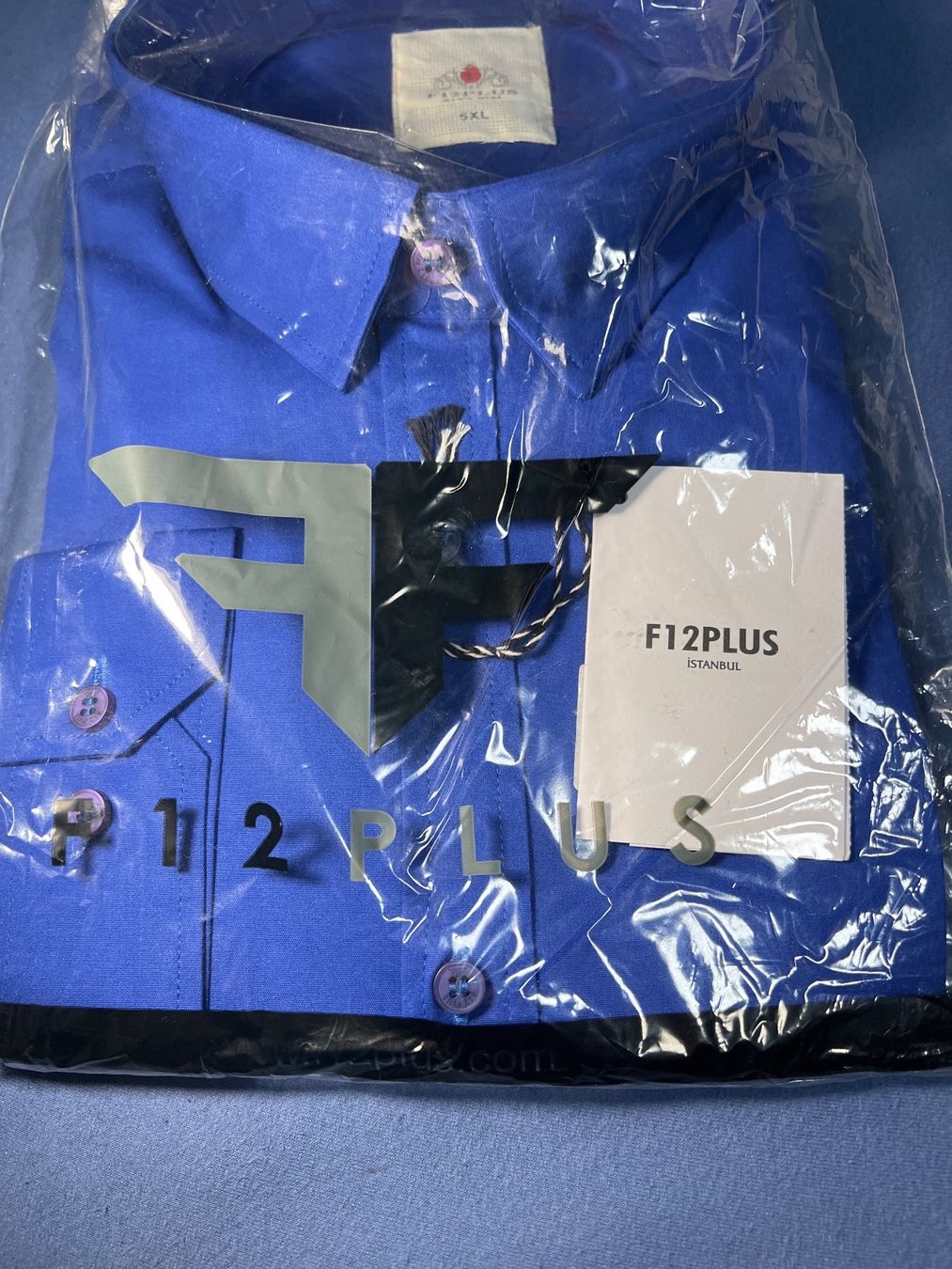 Camicie: Hemd Herren 5XL blau – Nuovo e nell'imballaggio originale da Chur venduto da bauser03