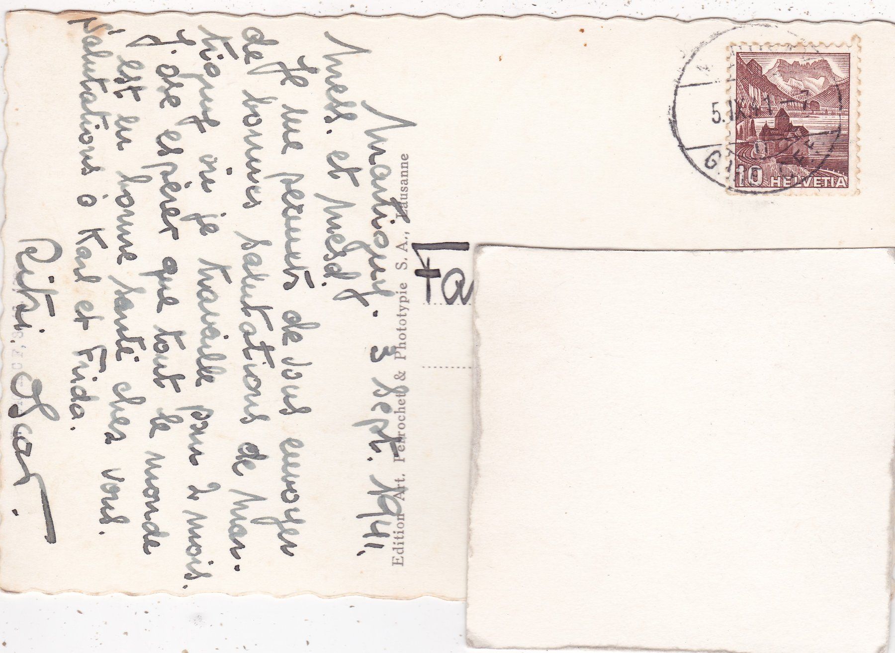 Cartes postales: Martigny 1941 – D'occasion à Herisau par Lisegrat2008 1