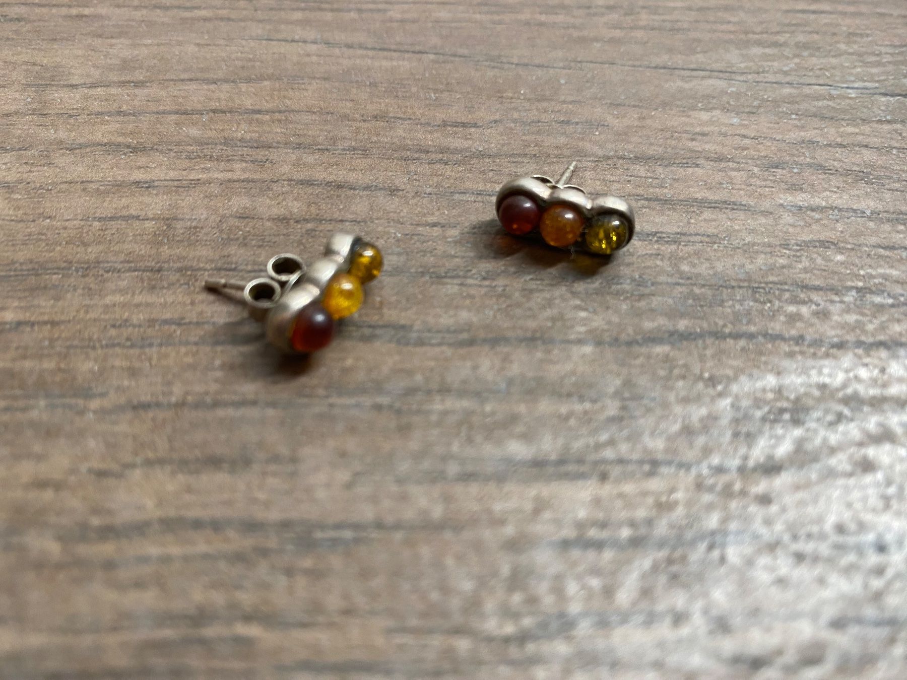 Orecchini pendenti & Orecchini a lobo: Ohrstecker Ohrringe Bernstein Tricolor – Usato da Pratteln venduto da a23_j2gs 3
