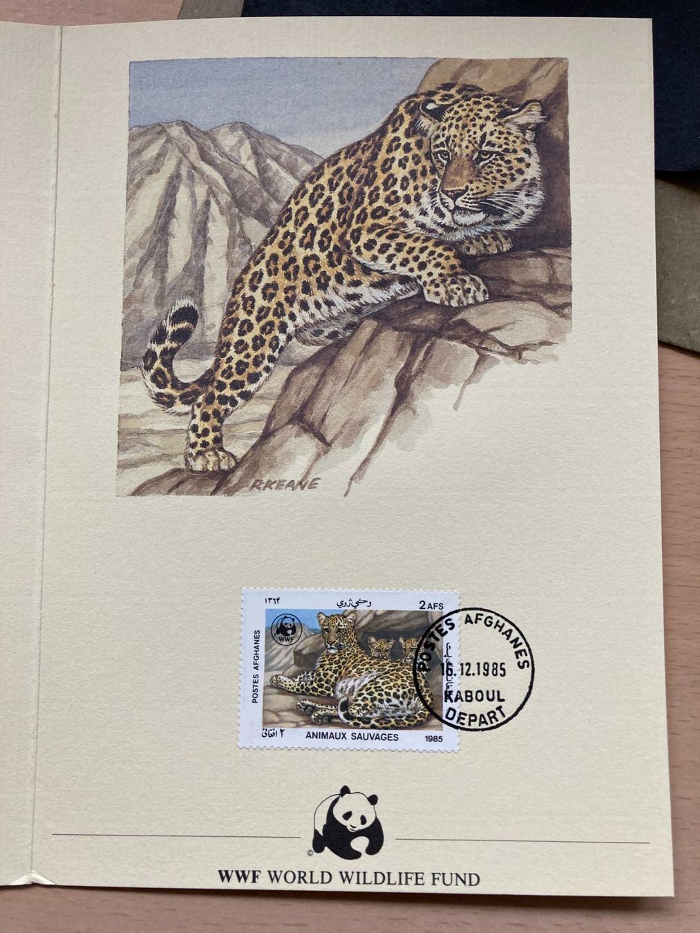 Tutti i francobolli: WWF 1985 Afghanistan Leopard Spendenblatt – Nuovo (secondo la descrizione) da Liestal venduto da schnueps
