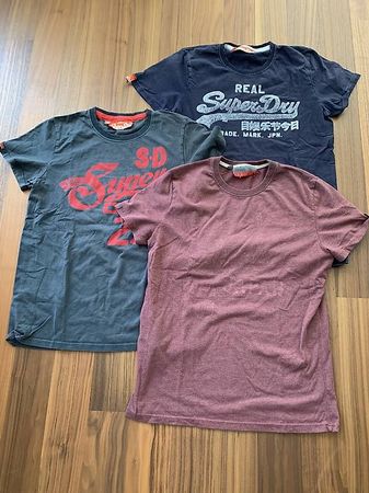 3 T-Shirts von Superdry M 