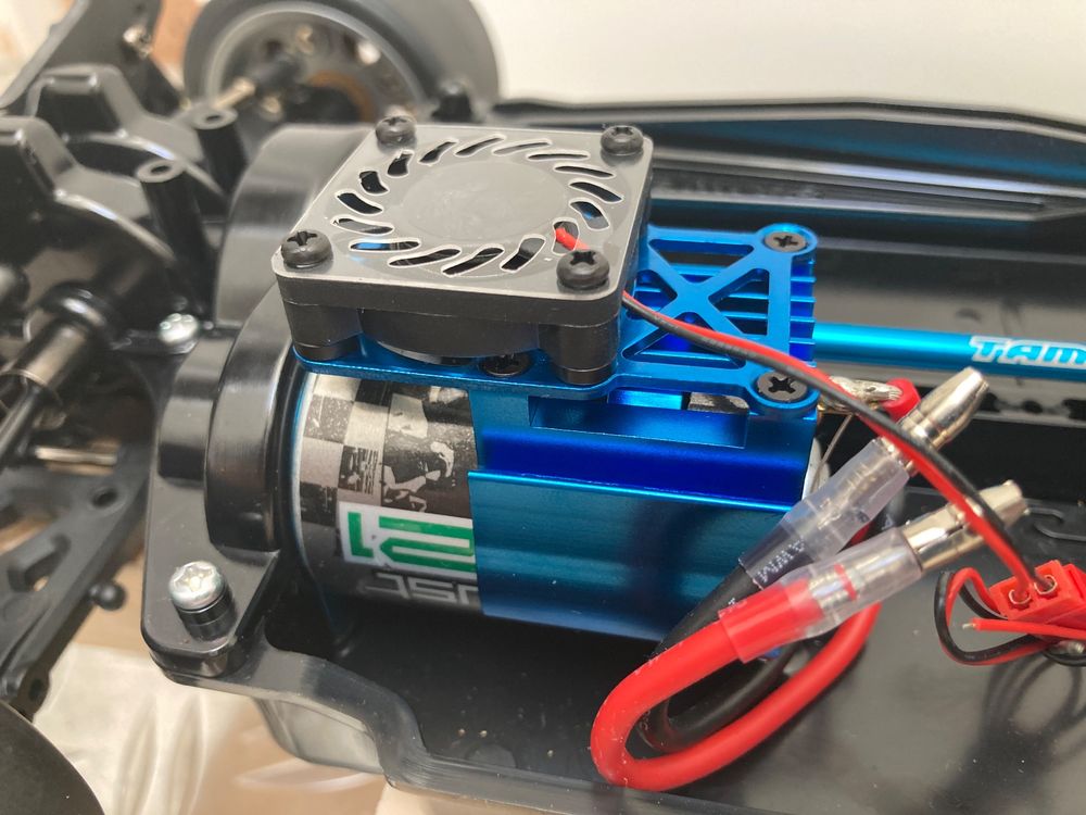 RC-540er Motor-Kühlkörper Ventilator & Adapter JR / BEC NEU! (Neu ...