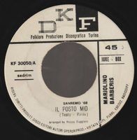 7 " BARBERIS MARIOLINO IL POSTO MIO / AGNESE juke box promo