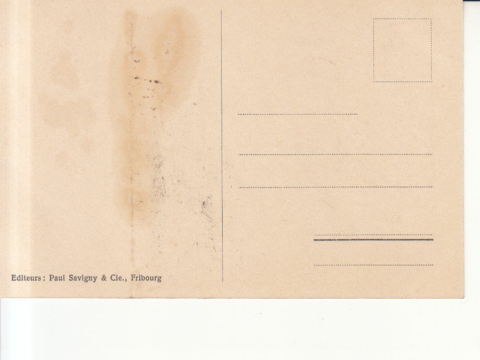 Cartoline postali: Fribourg Pont de la Glâne – Usato da Bürglen TG venduto da StampGraf 1