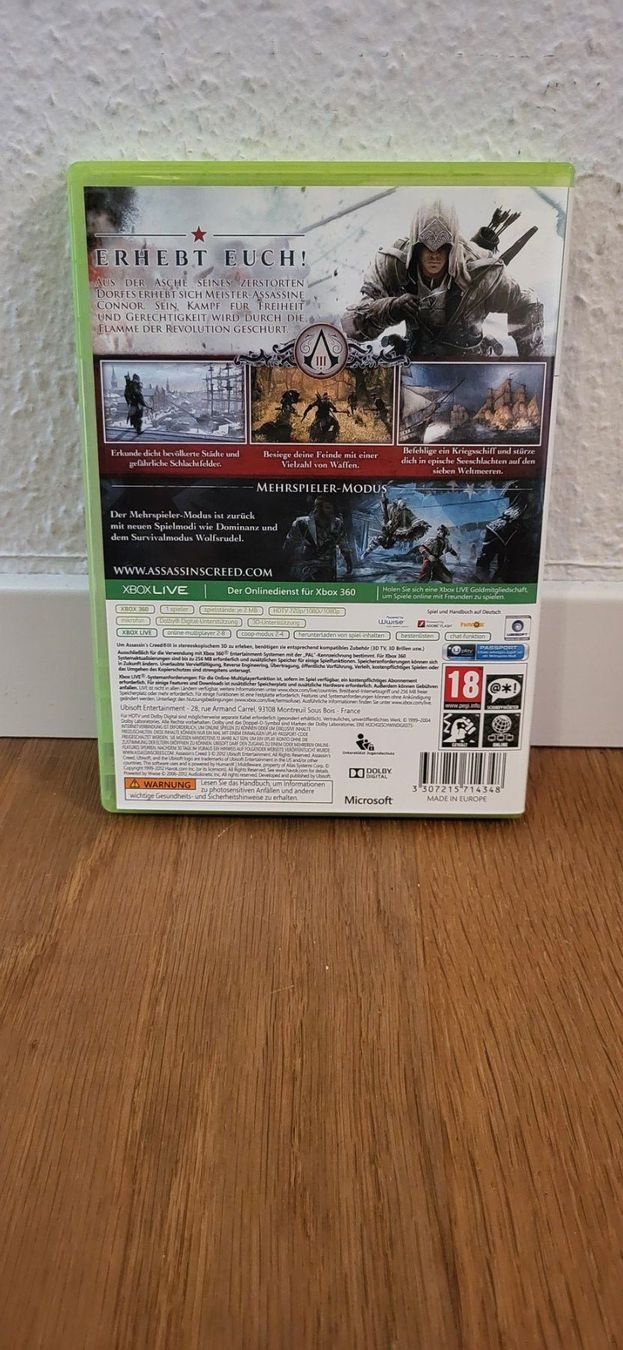 Microsoft Spiele: Xbox 360 - Assassins Creed 3 – Gebraucht aus Münsingen von DigitaleSpielecke 1
