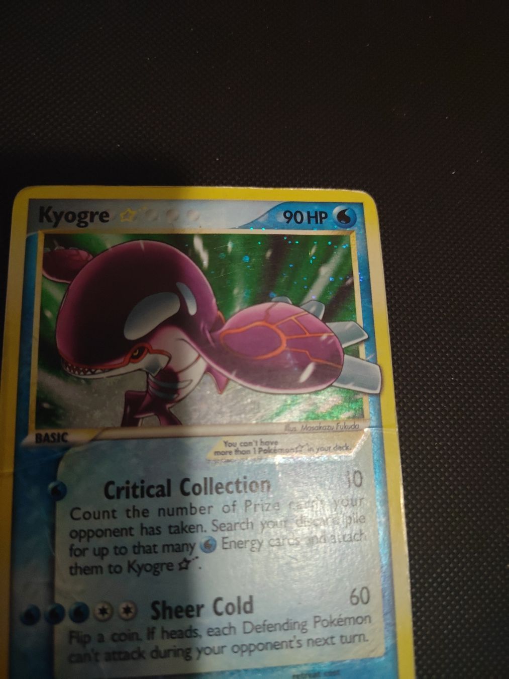 Pokémon Carte collezionabili: Kyogre Goldstar PO – Usato da Lausanne venduto da G0b3l3t 2