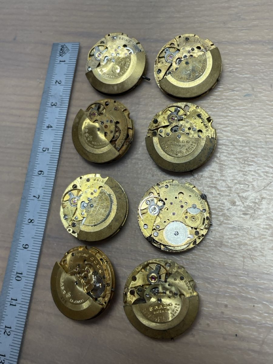 Rado Orologi: 8x Rado Uhrwerk 006 oder AS 1858 und 1859 – Difettoso da Varen venduto da Brico41