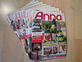 Anna Zeitschrift Sammlung 12 Ausgaben 2022