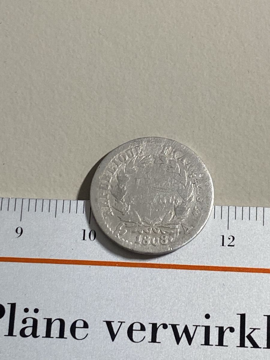 Tutti le monete: France - Demi franc - 1808 A - AG – Usato da Payerne venduto da Mike1682 3