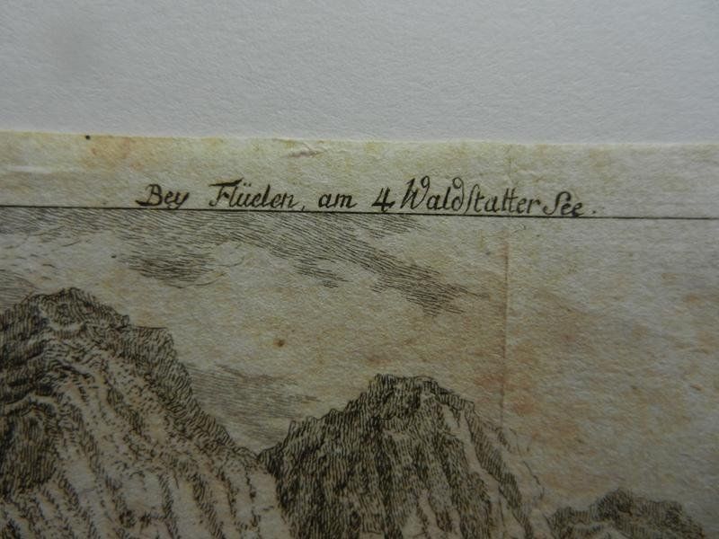 Incisioni: Flüelen Kupferstich – Usato da Risch venduto da Rischli15 3