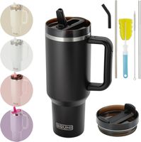 40oz Thermobecher Edelstahl – auslaufsicher mit Strohhalm