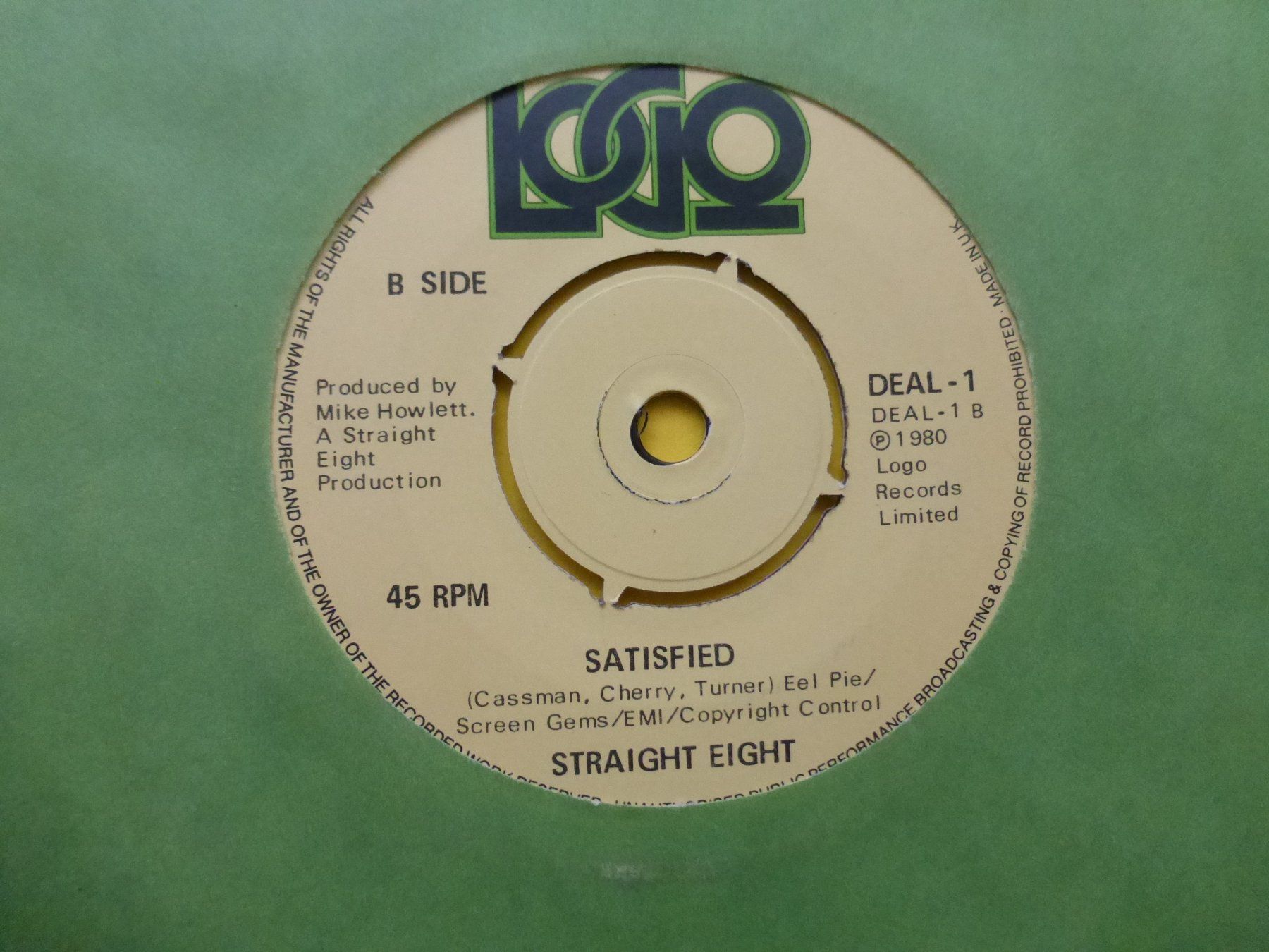Schallplatten: Straight Eight – I'm Sorry – Gebraucht aus Zürich von Swiss57 1
