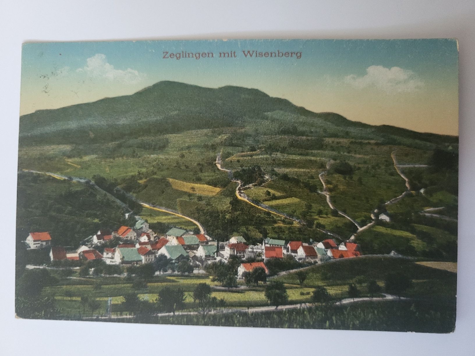 Cartoline postali: Ansichtskarte Zeglingen mit Wisenberg R4 – Usato da nunningen venduto da mic_88k2