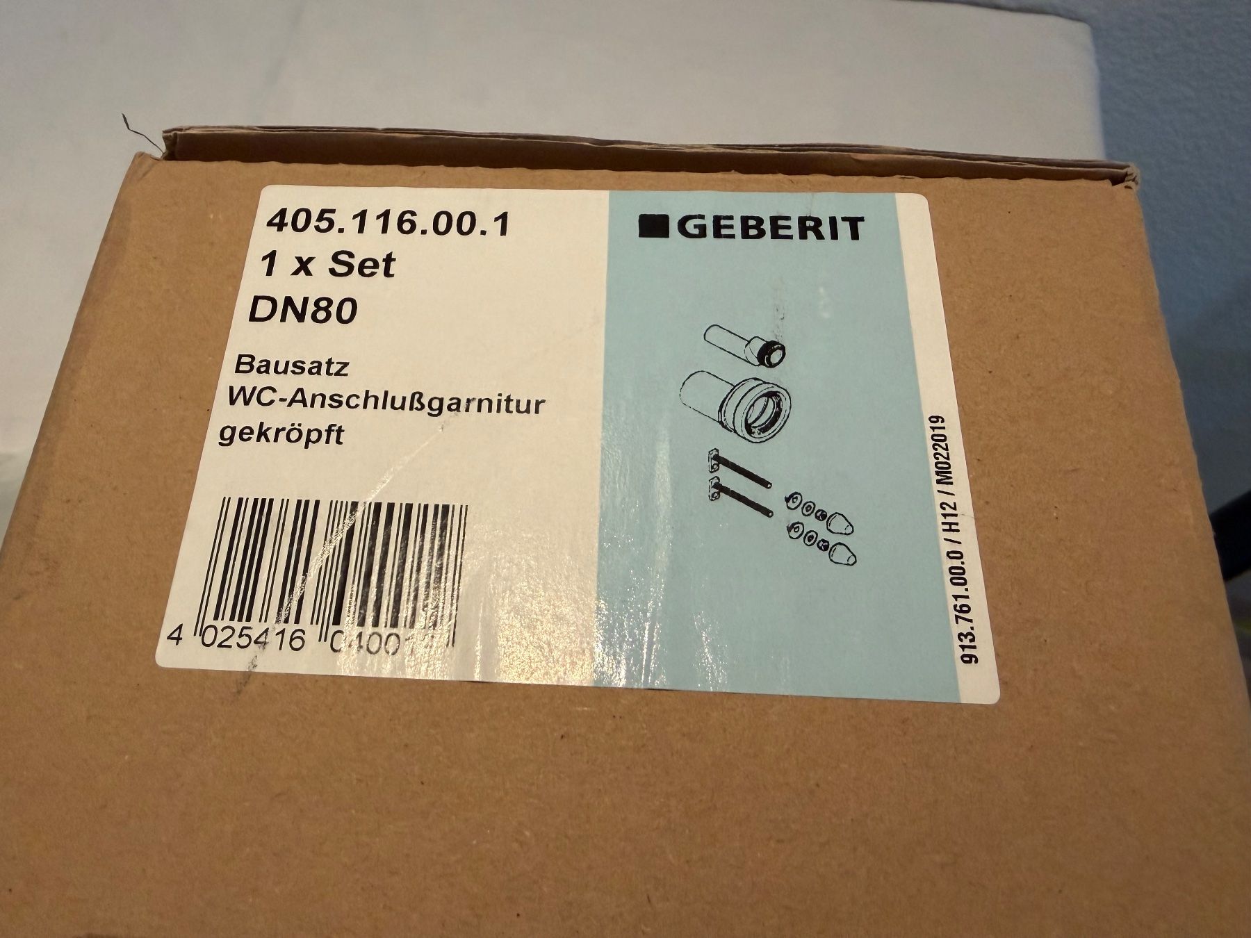 WC: Geberit WC Anschlussgarnitur gekröpft – Nuovo e nell'imballaggio originale da Winterthur venduto da efant12 4