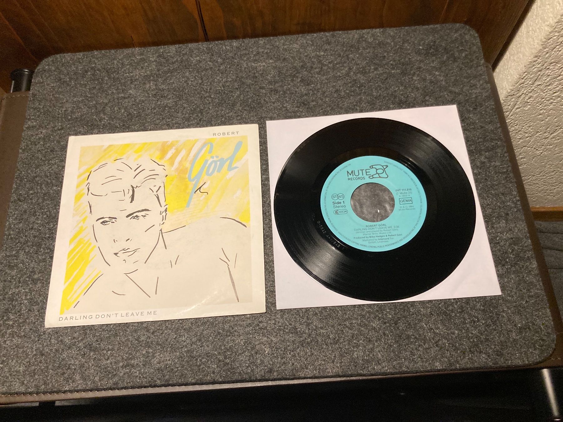 Schallplatten: (DAF) Robert Görl - Darling Don't Leave Me (7") – Gebraucht aus Fribourg von Karushi