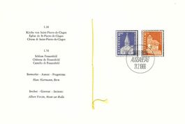 1966 (7 Stück) Faltblatt gestempelt Kat. Wert Fr. 17.-