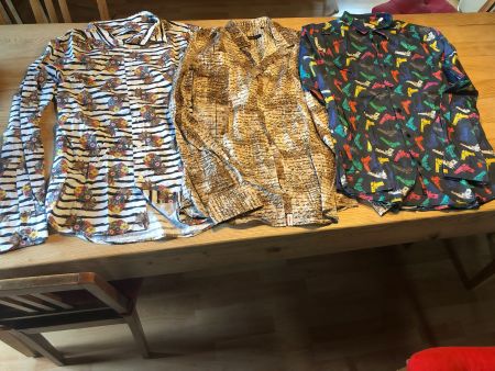 3 Coole langarm Herrenhemden "ADAMUS" Gr. M Neu