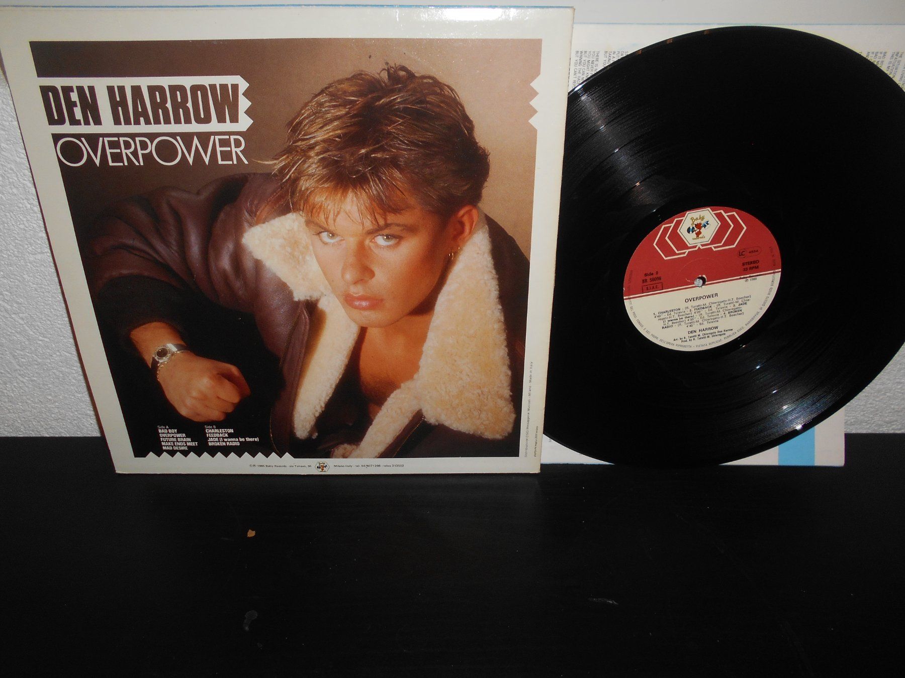 Dischi in vinile: Den Harrow – Overpower / 1985 – Usato da Aarberg venduto da witchhunter01 1