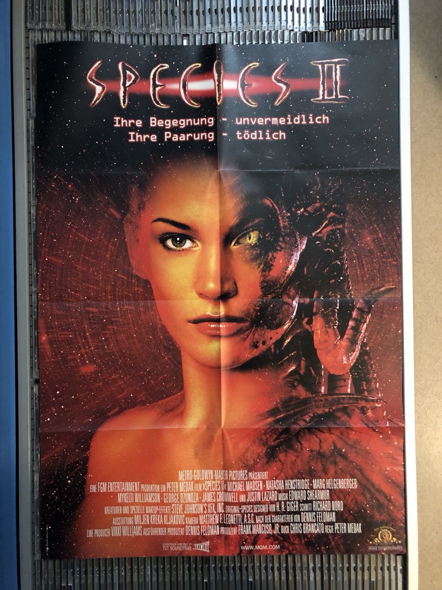 Foto & Immagini: SPECIES 2 ORIGINAL FILMPOSTER  1998 A1 – Nuovo (secondo la descrizione) da Lausen venduto da Indexvision 1