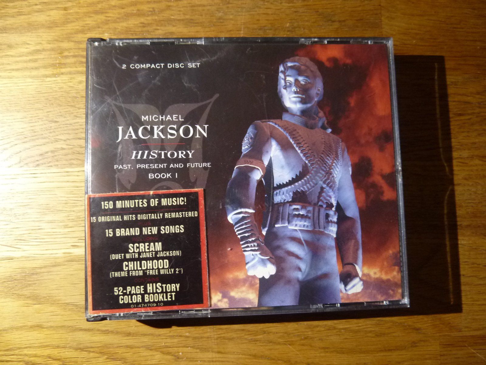 CD: Michael Jackson History 2CD-Box Book 1 – Usato da Hochfelden venduto da swissice 3