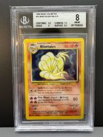 Pokémon Ninetales Holo Rare 1999 Base 12 NMMT Beckett 8