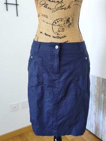 Rock bpc bonprix collection dunkelblau Gr.38
