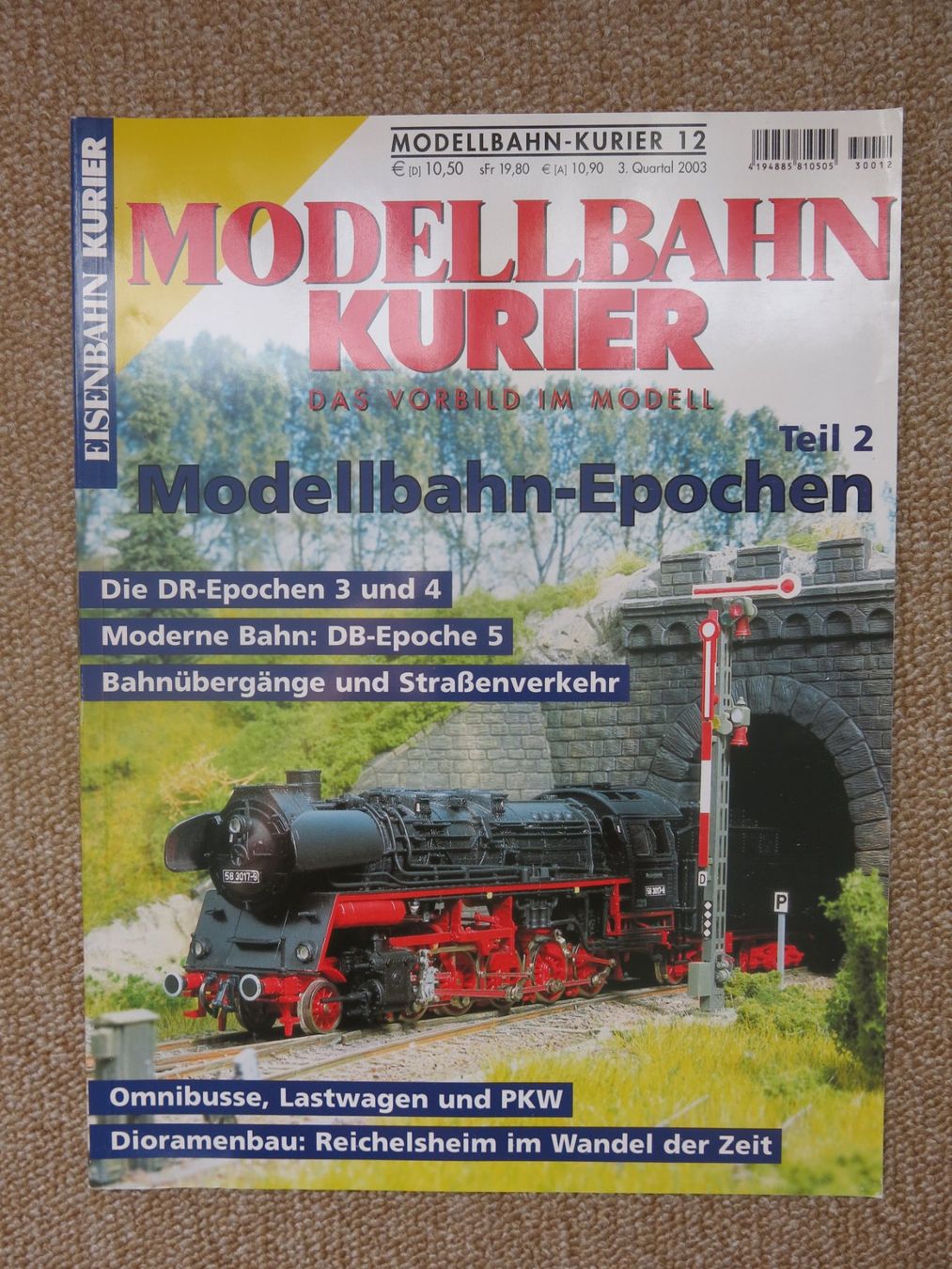 Riviste & Magazine: Modellbahn-Kurier 12 Modellbahn-Epochen Teil 2 2003 – Usato da Birsfelden venduto da myshop