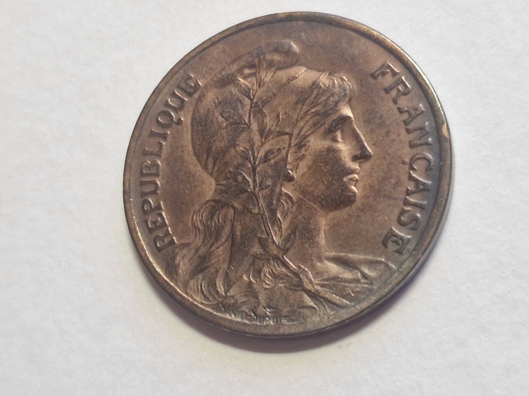 Alle Münzen: Frankreich 10- Cent 1912. – Gebraucht aus Zürich von Moreira01