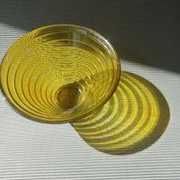 GLASSCHALE  Gelb