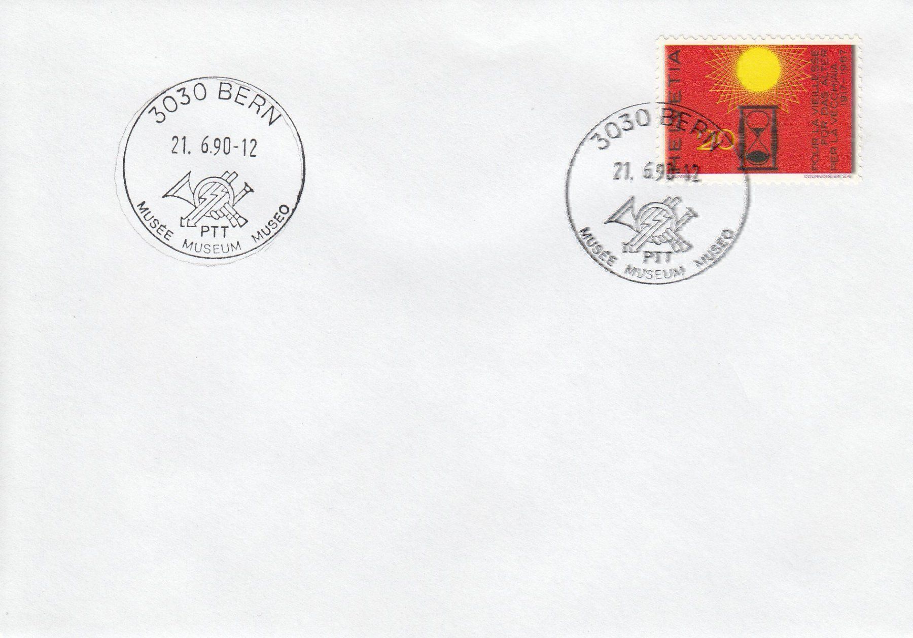 Tutti i francobolli: 1990 450 PTT Museum Bern – Usato da Spreitenbach venduto da Mustang_1105