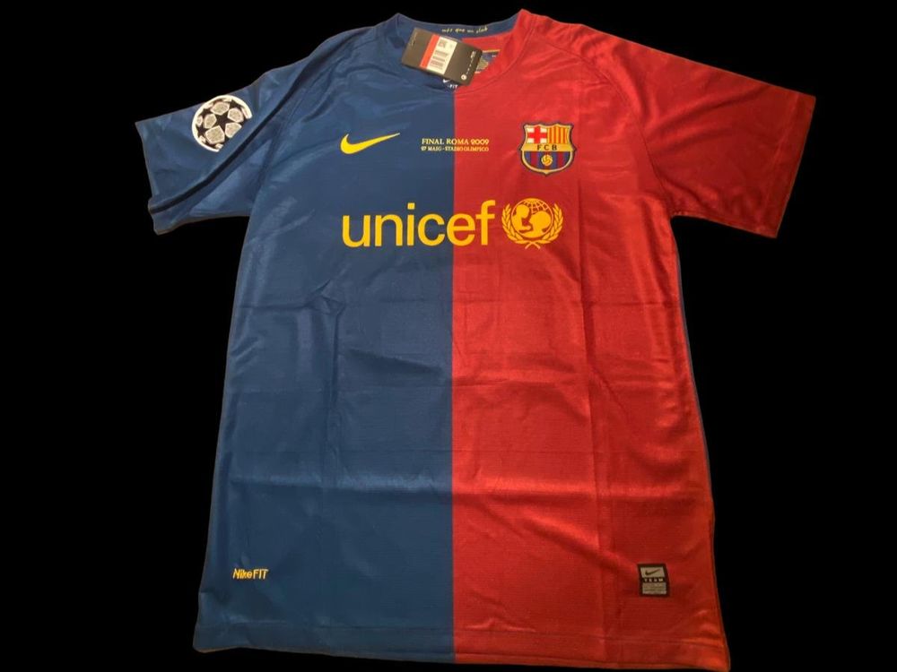 FC Barcelona Messi Trikot Final Rom 2009 Gr sse L Neu Und 