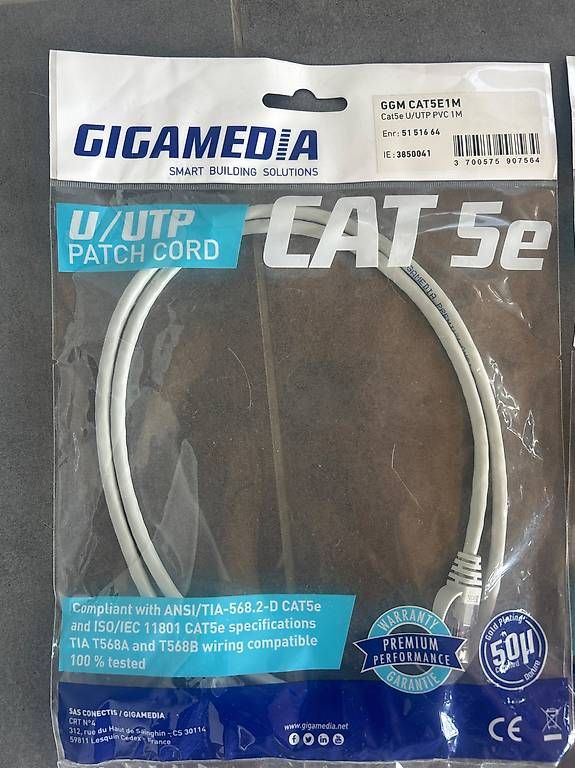 Cavi: ***CAT 5e Netzwerkkabel Patchkabel Internet Ethernet Kabel** – Usato da Zollikofen venduto da frangipani.flow 1
