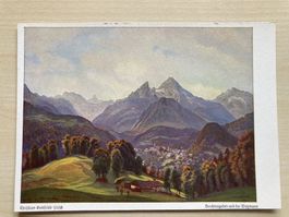 AK Berchtesgaden und der Watzmann (Christian Gottfr. Hirsch)