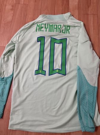 Fussballtrikot Neymar Jr 10 langarm Grösse L