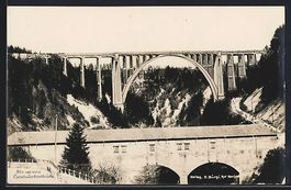 Hundwil, Hundwilertobelbrücke, Blick au