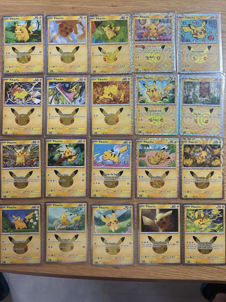 Pokémon Sammelbilder & Trading cards: 30th Celebration Pikachu‘s – Neu (gemäss Beschreibung) aus Biberist von urb_vcc9