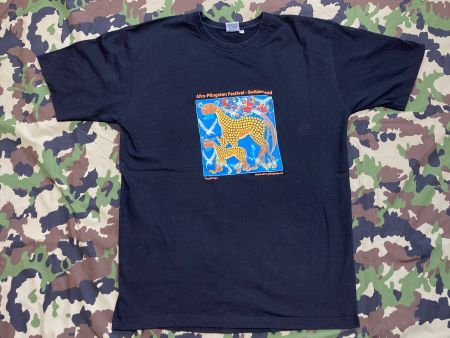 Vintage Y2K T-Shirt Afrika Festival Animals Sz XL