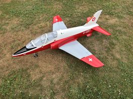 SebArt mini BaeHawk mit KingTech K45G4+ Turbine plus 4 Akkus